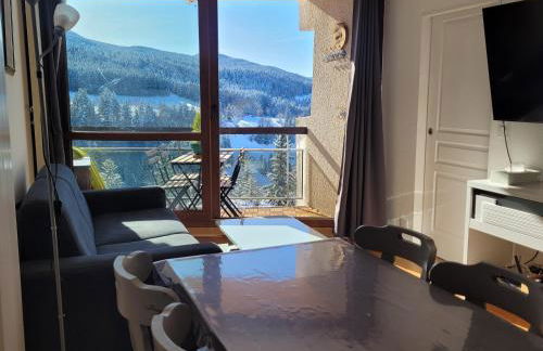 Lumineux 2 pièces vue montagne au pied des pistes avec parking privé - Foto 4