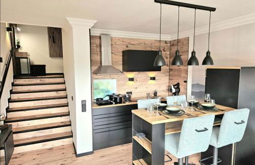 Gipfelpanorama Winterberg mit Berg- und Seeblick, Boxspringbett mit ausfahrbarem TV - Foto 5