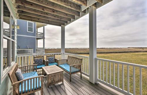Breezy Galveston House with 2 Decks and Ocean Views! - Foto 21