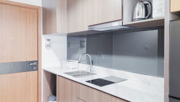 Good And Restful 1Br At The Smith Alam Sutera Apartment - Foto 5, Cocina privada