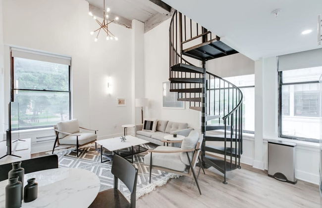 Sosuite 1BR Corner Loft w Park View Gym Lounge - Foto 3