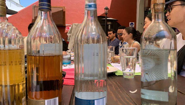 Bottiglie di tequila e mescal