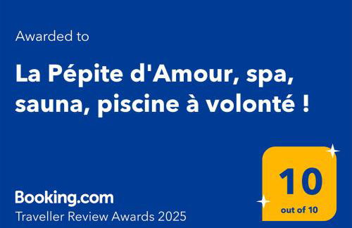 La Pépite d'Amour, spa, sauna, piscine à volonté ! - Foto 32