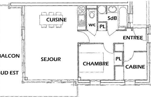 Les Saisies - Appartement 2P+Cabine pour 6/7 personnes - FR-1-293-365 - Foto 2