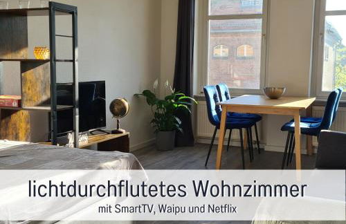 Lichtdurchflutete moderne Stadtwohnung, Küche, Waschtrockner, SmartTV - Foto 19