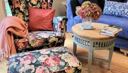 Die blaue Reetdachkate am Deich - Photo 3