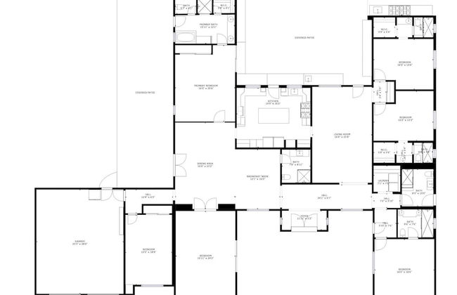 Sleeps 20! Architectural Mansion w/ Pool, Indoor Tennis Court, Game Room Starlight Estate by Avantstay - Foto 59