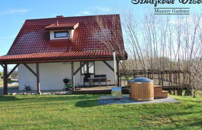 Szarejkowe Wzgórza całoroczny domek z balią na tarasie - Foto 26