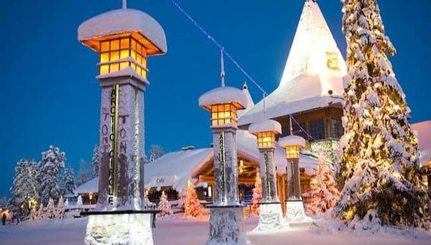 Visiting Santa Claus Village