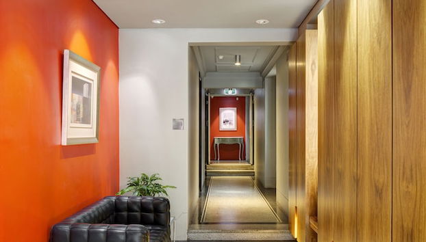 Zona de estar del vestíbulo