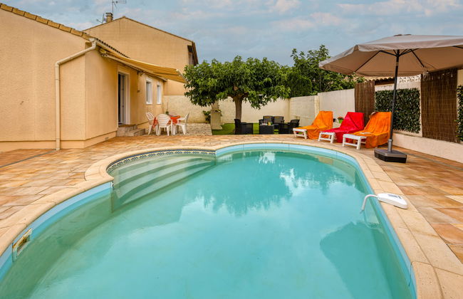 3 bedroom House in Sauvian with private pool and garden - Photo 3