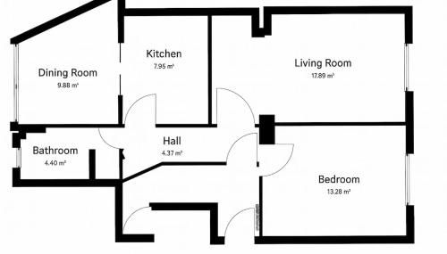 Spacious 65sqm private flat, New and fully equipped kitchen with dining room, Direct Bus to Messe - Foto 2