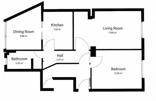 Spacious 65sqm private flat, New and fully equipped kitchen with dining room, Direct Bus to Messe - Foto 2