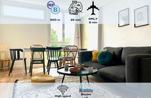 Altura - 4 chambres, RER B à 900m et Orly en 8 min - Foto 33