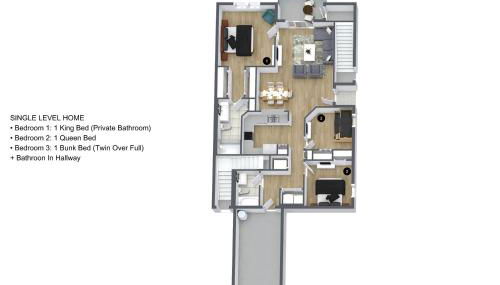 3 Bedrooms 2 Bathrooms Oakwater Resort 7528 Pw - Foto 2