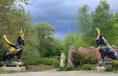Kleine Kunstremise mit Holzofen Burg Freienfels - Photo 41