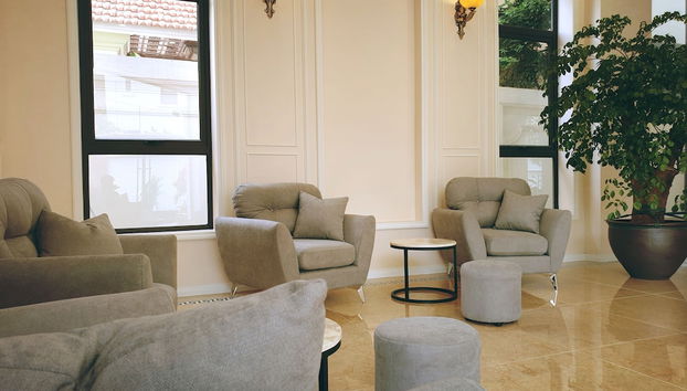 Sala de estar do lobby