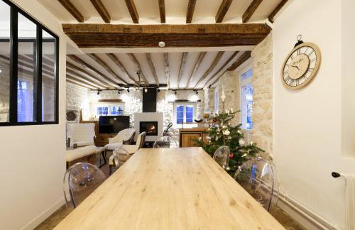 Maison du Passeur du XVIII siècle, classée, Authenticité et Confort avec Jardin SPA en option, proche Giverny, 1 heure de Paris - Foto 65