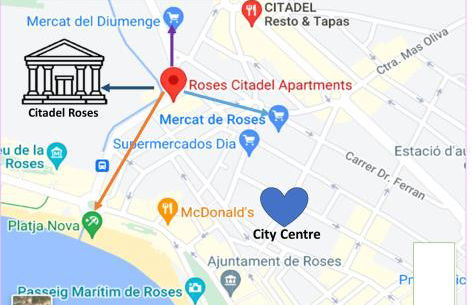 Citadel Oliva 4p Roses, Beach & Centre, Private Parking, Terrace - Photo 6