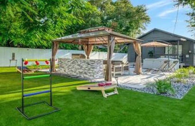 Family Fun Backyard Oasis Hot Tub Games BBQ - Foto 19