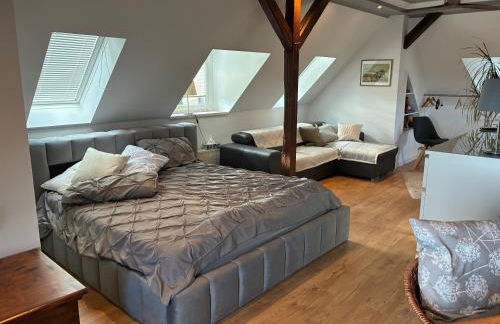 Dachgeschosswohnung in historischer Villa - Foto 9