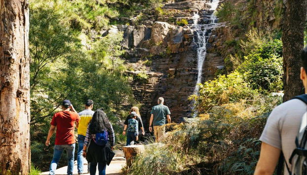 Llegando a uno de los rincones más bonitos del parque