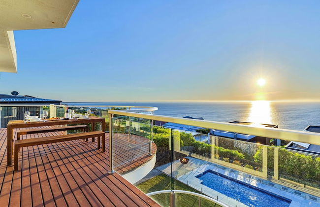 Clifftop Family Retreat With Views Pool - Foto 7