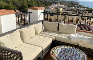 Playa Burriana, Stor terass, havsutsikt, pool - Foto 1