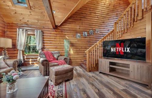 Secluded Log Cabin with Hot Tub Fire Pit Game Room - Foto 52