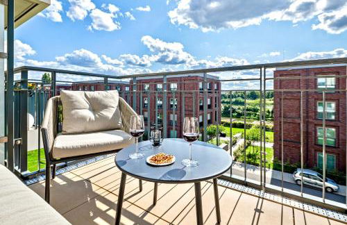 Art Deco Residence Elbblick Parken Küche - Foto 6