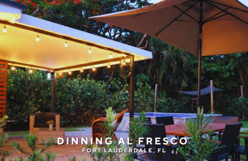 Private Heated Plunge Pool Spa and Secluded Patio - Fort Lauderdale - Foto 11