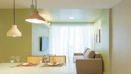 Na Beira da Praia - Conforto e vista privilegiada do 10º andar! - Foto 4