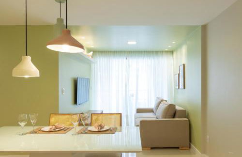 Na Beira da Praia - Conforto e vista privilegiada do 10º andar! - Foto 4