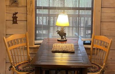 Private and Perfect! - hot tub, king bed, fireplace - dog and motorcycle friendly Studio Cabin by RedAwning - Foto 16