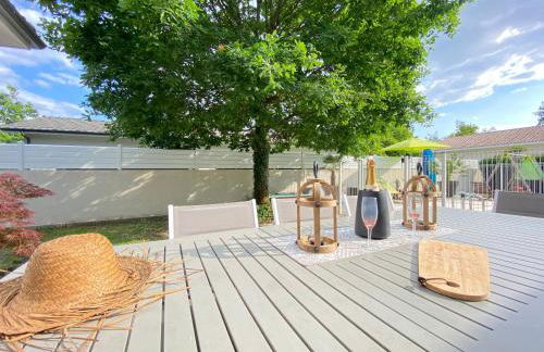 Villa Bassin d Arcachon 7pers piscine chauffée - Foto 18