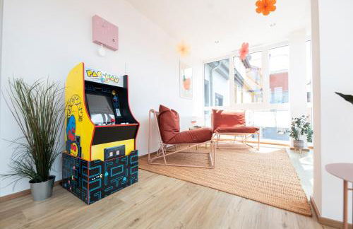 Bunter Hund Apartments - Zentrales Apartment, Parkplatz, Wintergarten, Kinderzimmer - Foto 24