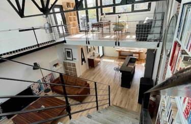 Rare ! LOFT Atypique Centre-Ville Parking Jardin - Foto 36