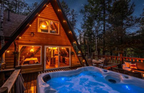 Timber A-Frame, Large Deck, Hot Tub, Fireplace - Foto 55