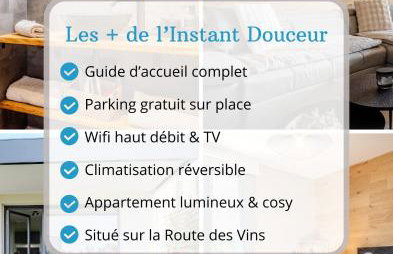 L'Instant Douceur - Parking Gratuit Privé - Terrasse Extérieure - Commerces à Proximité - Proche Colmar - Photo 56