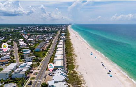 Steps to the beach & close to 30A! Private pool with sundeck & putt putt golf! - Photo 3