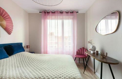 Appartement climatisé 3 étoiles T3 chic à Strasbourg avec billard et terrasse - Foto 22