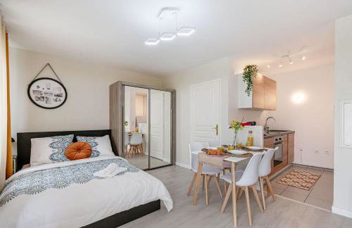 CosyHome - T1 calme - CDG 15 min - Paris 20 min - Parking gratuit - Foto 2