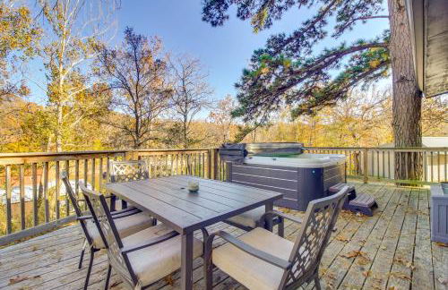 Deck and Boat Dock Lakefront Cabin in Eucha! - Foto 4