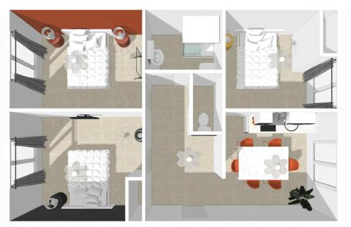 Terrazzo - Appartement 6 personnes - Check in h24 & Wifi - Foto 29