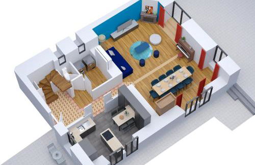 Jolie m'Home, Le Puy du Fou, 15 pers, 7 ch, 5 sde, 5 wc - Foto 3