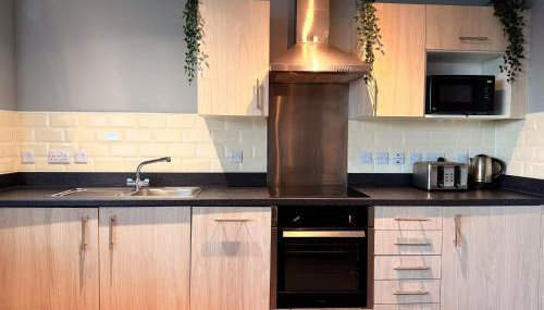 Modern Central Quayside Two Bedroom Apartment Sleeps 4 Parking - Foto 2, stove