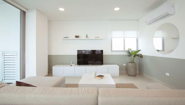 w Modern 2BR w AC in Paradisiac Cartagena - Foto 4, Habitación
