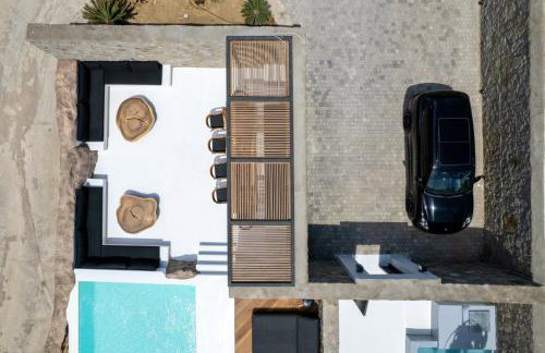 Mykonos Town Black Villa with Cave Heated Pool - Foto 60