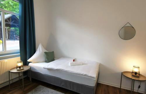 BohnApartments - Stadtblick Zechenhaus - Balkon - Parkplatz - WLAN - sehr ruhig - barrierearm - Foto 33