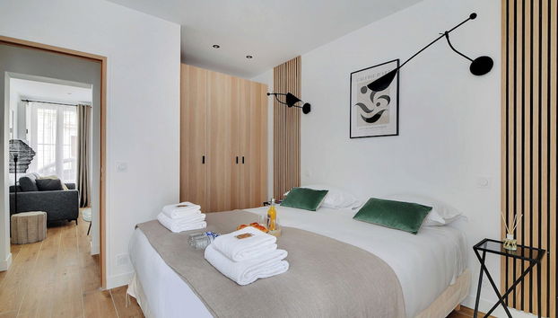 Welcoming Apartment - 1br/4p - Sacra-ca\"ur - Foto 3, Habitación